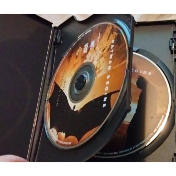 Batman Begins Single Widescreen Edition DVD 2 disc deluxe edition Case - Picture 3 of 4